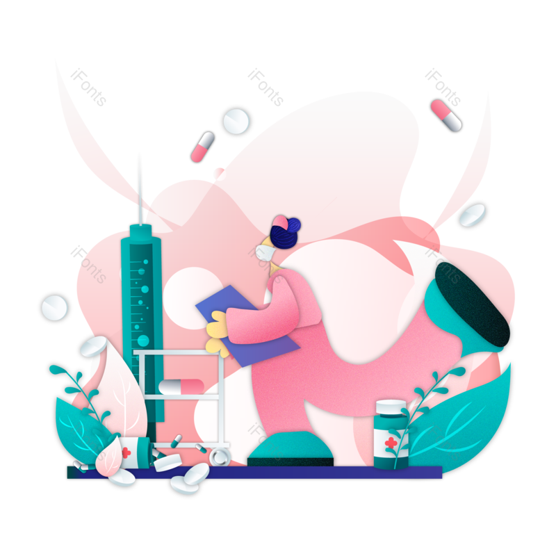 插画图片,素材元素,人物PNG,职业免抠素材